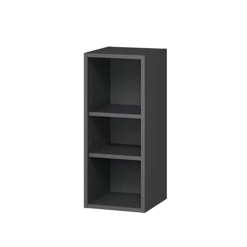 Caisson haut de cuisine GoodHome anthracite H. 72 cm x L. 30 cm