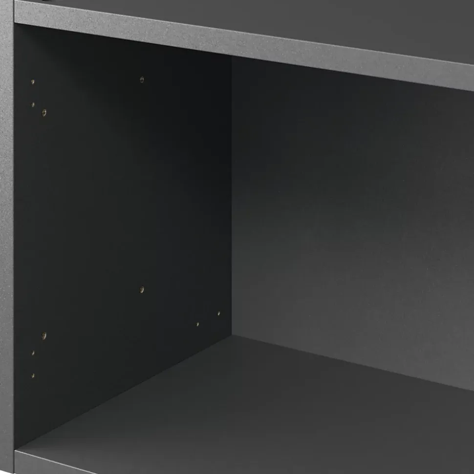 Caisson haut de cuisine GoodHome anthracite H. 36 cm x l. 80 cm