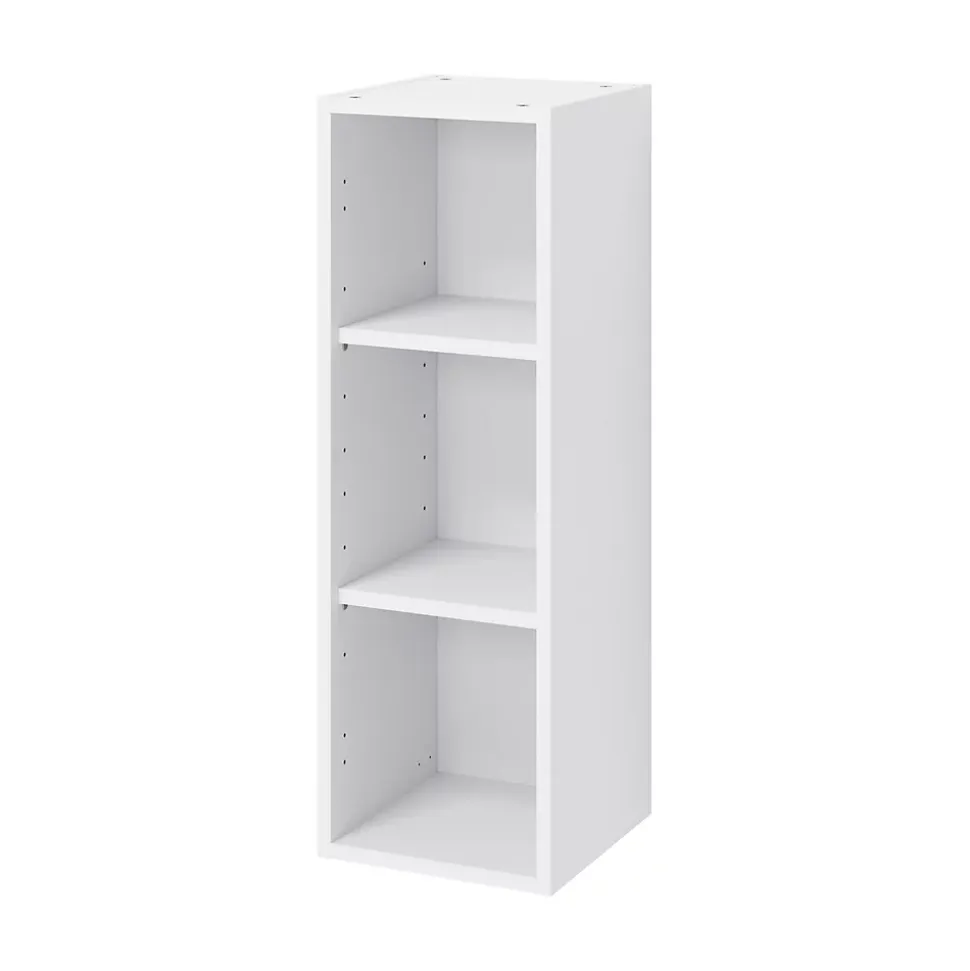 Caisson haut de cuisine GoodHome Caraway Blanc H. 90 cm x l. 30 cm