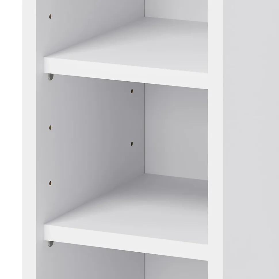 Caisson haut de cuisine GoodHome Caraway Blanc H. 72 cm x l. 25 cm