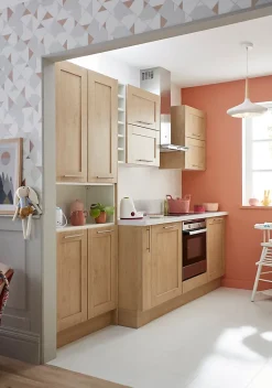 Caisson haut de cuisine GoodHome Caraway Blanc H. 90 cm x l. 40 cm