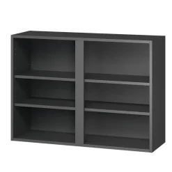 Caisson haut de cuisine GoodHome anthracite H. 72 cm x l. 100 cm