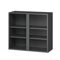 Caisson haut de cuisine GoodHome anthracite H. 72 cm x l. 80 cm