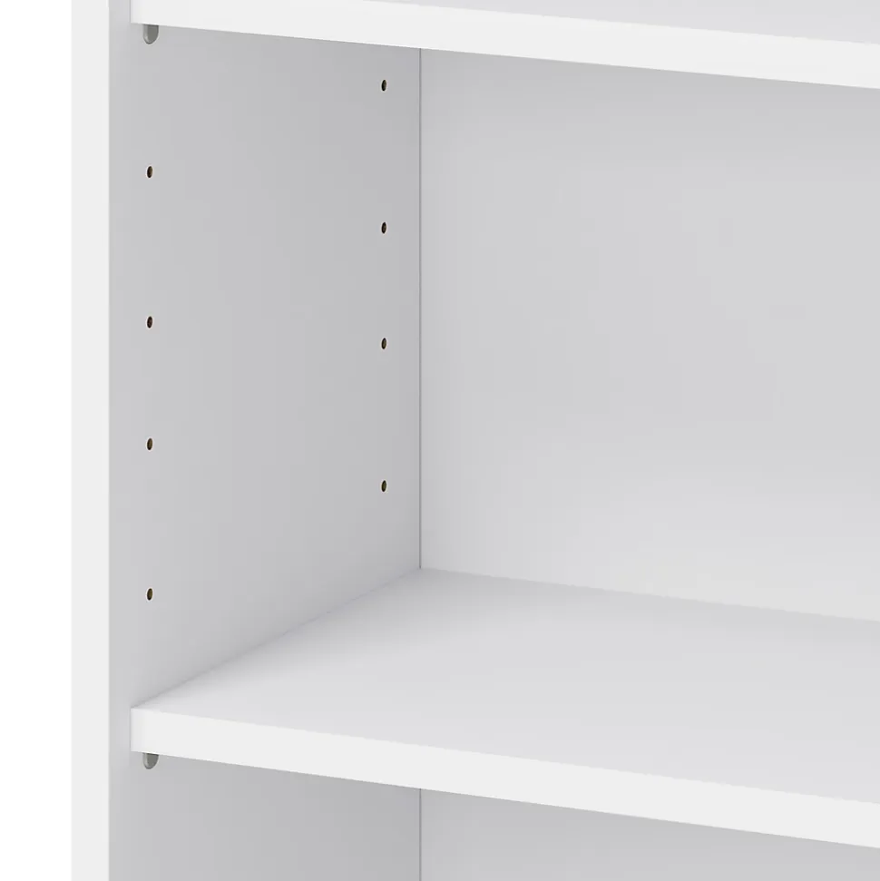 Caisson haut de cuisine GoodHome Caraway Blanc H. 90 cm x l. 50 cm