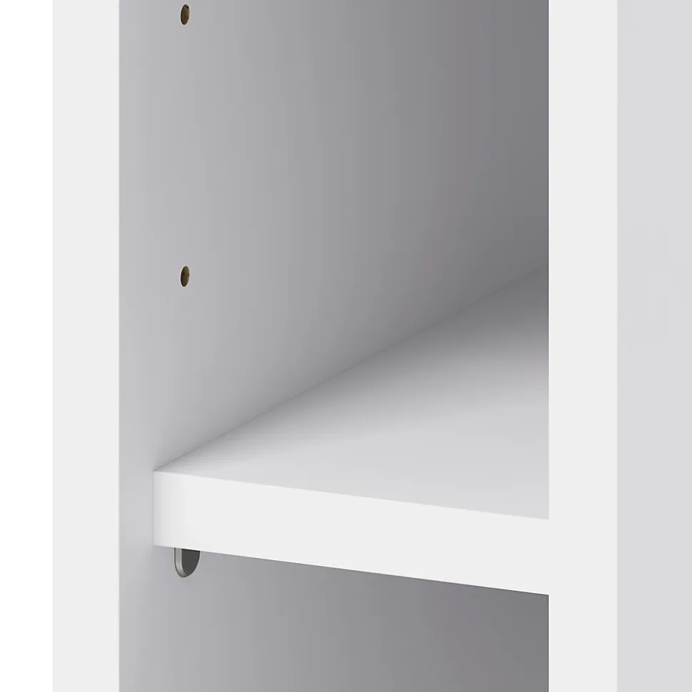 Caisson haut de cuisine GoodHome Caraway Blanc H. 72 cm x l. 15 cm