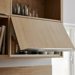 Caisson haut de cuisine ouvert GoodHome Caraway Chêne H. 36 cm x l. 60 cm