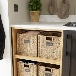 Caisson haut de cuisine ouvert GoodHome Caraway Chêne H. 36 cm x l. 60 cm