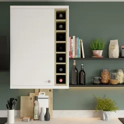 Caisson range bouteilles GoodHome Caraway Chêne H. 90 cm x l. 15 cm