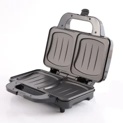 CAMRY CR 3054 Appareil à croque-monsieur pour deux gros sandwichs en Acier allié Coloris Gris