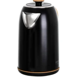 CAMRY CR 1342 Bouilloire en métal 1,7 l STRIX 2200 W avec arrêt automatique Coloris Noir