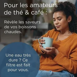 Carafe filtrante BRITA - Style Essential Sable - Capacité 2,4L dont 1,4L d'eau filtrée - 2 filtres Maxtra Pro Expert anti-tart