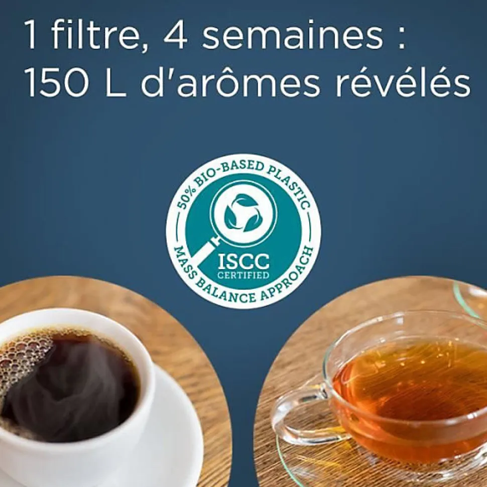 Carafe filtrante BRITA - Style Essential Sable - Capacité 2,4L dont 1,4L d'eau filtrée - 2 filtres Maxtra Pro Expert anti-tart