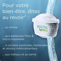 Carafe filtrante en verre Brita One blue 2,5L