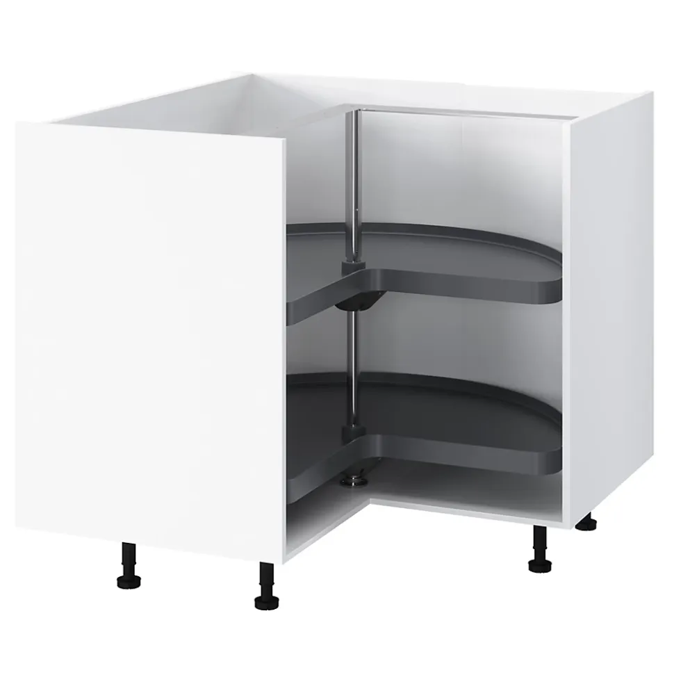 Carrousel d'angle 3/4 pour meuble de cuisine GoodHome Pebre 93 cm