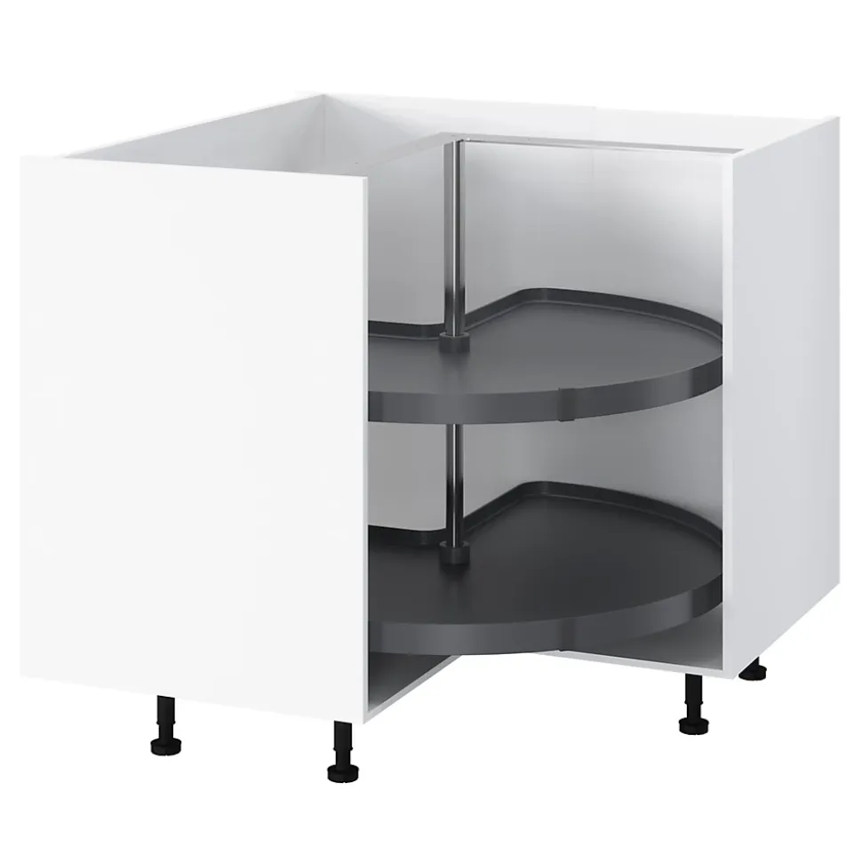 Carrousel d'angle 3/4 pour meuble de cuisine GoodHome Pebre 93 cm
