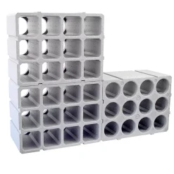 Casier à 12 bouteilles L. 44 cm x H. 33,5 cm, Neops gris