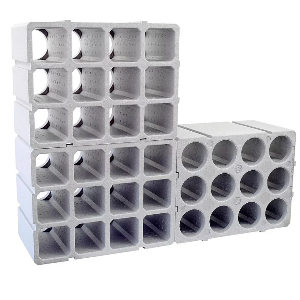 Casier à 12 bouteilles L. 44 cm x H. 33,5 cm, Neops gris