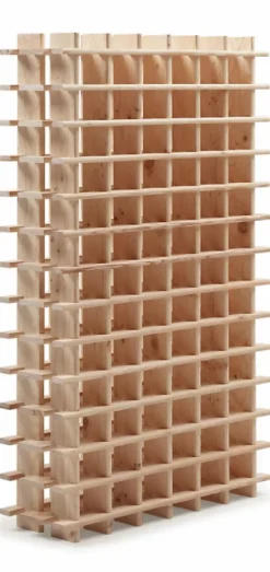 Casier à bouteilles modulaire Rioja en pin pour 78 bouteilles 150x75x22cm