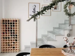 Casier à bouteilles modulaire Rioja en pin pour 78 bouteilles 150x75x22cm