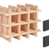Casier à bouteilles modulaire Rioja en pin pour 9 bouteilles 32,5x43x22cm