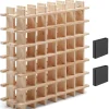 Casier à bouteilles Rioja en pin pour 36 bouteilles 75x75x22&cm