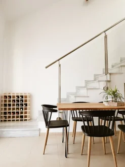 Casier à bouteilles Rioja en pin pour 36 bouteilles 75x75x22&cm