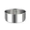Casserole acier inoxydable 16 cm gris Tefal L8982804 ingenio préférence