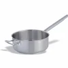 Casserole Basse Inox 32cm avec contre anse - Pujadas