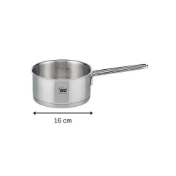 Casserole en inox 16 cm capacité 1,3 litres Elo Citrin