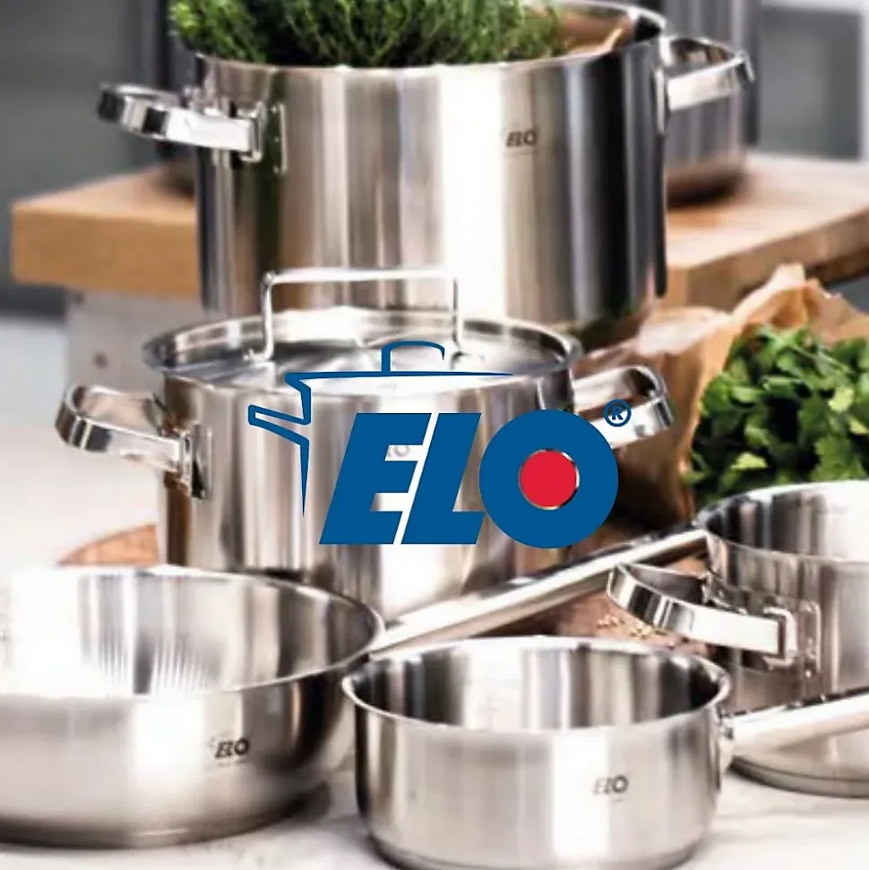 Casserole en inox 20 cm de 2,2 litres Elo Profi Cuisine