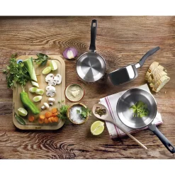 Casserole inox induction 18 cm