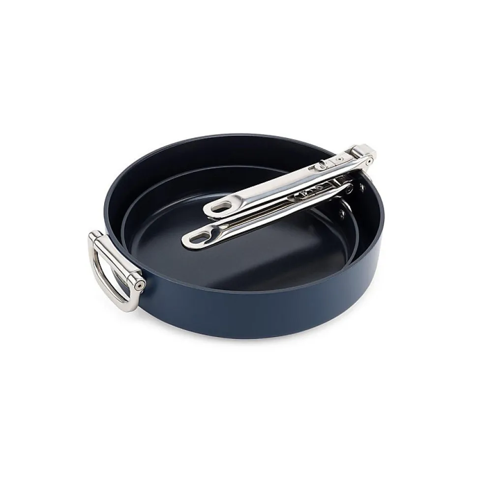 Casserole Joseph Joseph Set de 2 poeles 24 et 28cm + 1 separateur protege ustensiles