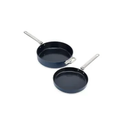 Casserole Joseph Joseph Set de 2 poeles 24 et 28cm + 1 separateur protege ustensiles