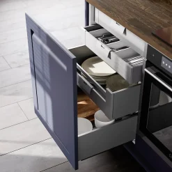 Casserolier de cuisine Soto GoodHome gris anthracite H. 19 cm x L. 60 cm