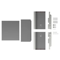 Casserolier GoodHome Soto anthracite l. 40 x P. 27 cm