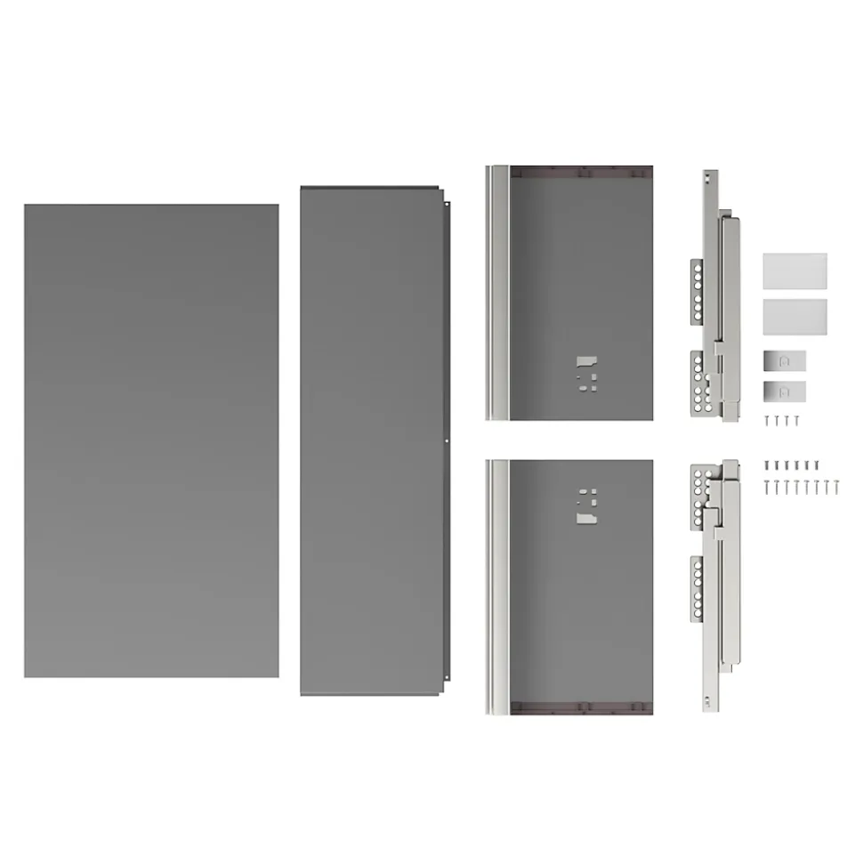 Casserolier GoodHome Soto anthracite l. 60 x P. 27 cm