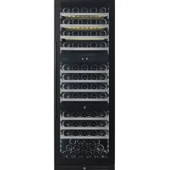Cave à vin 110 bouteilles Le Chai LTN1430 encastrable noir 3 zones 11 clayettes bois