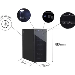 Cave à Vin Adler AD 8083 Réfrigérateur pour vins 33 L / 12 bouteilles