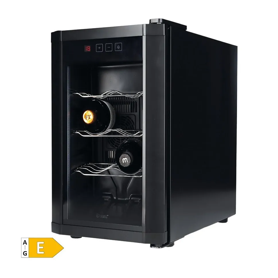 Cave à vin de service 8 bouteilles Double Vitrage Ecran LED Tactile - Petite cave à vin GSC