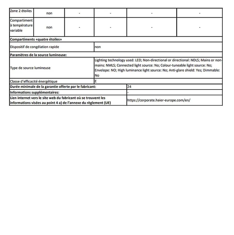 Cave à vin de vieillissement 105 bouteilles Haier WS105GA