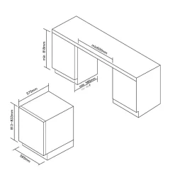 Cave à vin encastrable 46 bouteilles noir Rosieres RWCB60N