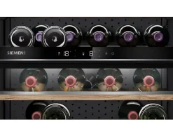 Cave à vin encastrable multizones 44 bouteilles Siemens KU21WAHG0 iq500