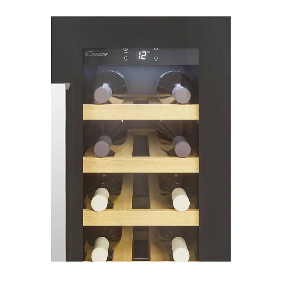 Cave à vin encastrable sous plan 20 bouteilles Candy CCVB30F1