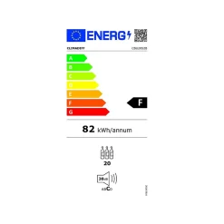 Cave à vin encastrable sous plan 20 bouteilles Climadiff CBU20S2B
