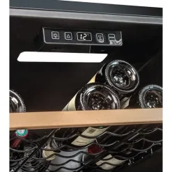 Cave a vin de vieillissement - LA SOMMELIERE - CTPNE147E - 147 bouteilles - Porte pleine - Classe E - 54 x 60 x 167,4 cm - Noir