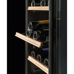 Cave a vin de vieillissement - LA SOMMELIERE - CTPNE147E - 147 bouteilles - Porte pleine - Classe E - 54 x 60 x 167,4 cm - Noir