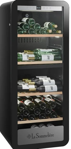 Cave de Vieillissement Double Zone APOGEE DZ - La Sommelière - Noir - l55.5- L0.1- P58- h145