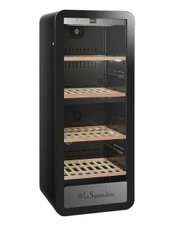 Cave de Vieillissement Double Zone APOGEE DZ - La Sommelière - Noir - l55.5- L0.1- P58- h145