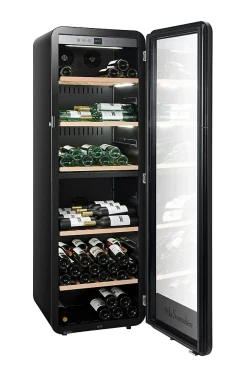 Cave de Vieillissement Double Zone APOGEE DZ - La Sommelière - Noir - l55.5- L0.1- P58- h177