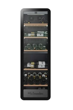 Cave de Vieillissement Double Zone APOGEE DZ - La Sommelière - Noir - l55.5- L0.1- P58- h177